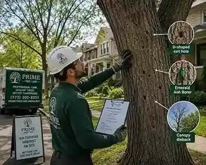 Dutch Elm Disease in Chicago symptoms and monitoring