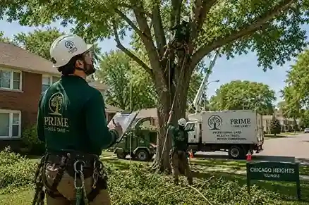 ISA-certified arborist providing tree service in Chicago Heights, IL