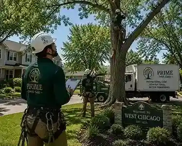 Tree service in West Chicago, IL by Prime Tree Care